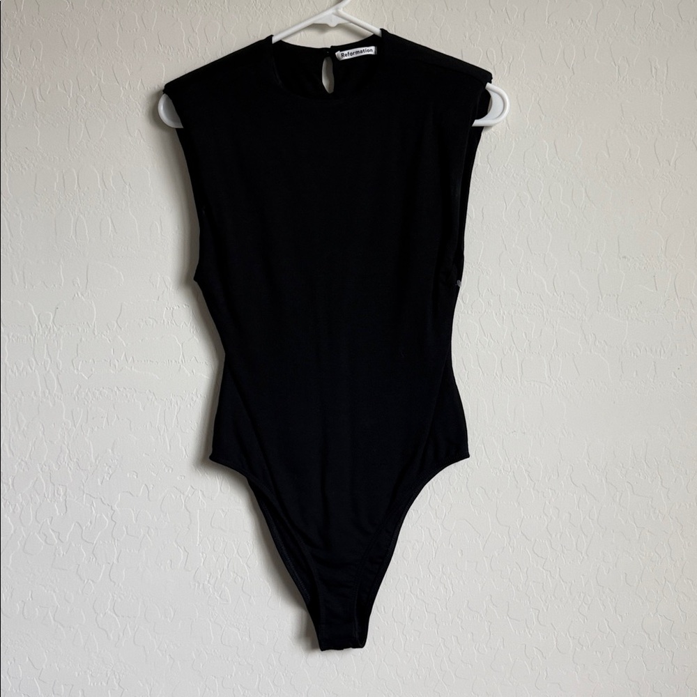Reformation Black Citta Bodysuit Sz. XS​​​​​​​​​